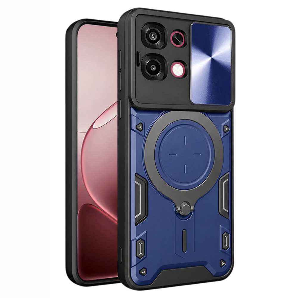 Kryt na mobil Techsuit CamGuard Pro Oppo A6 Pro 4G a 5G modrý