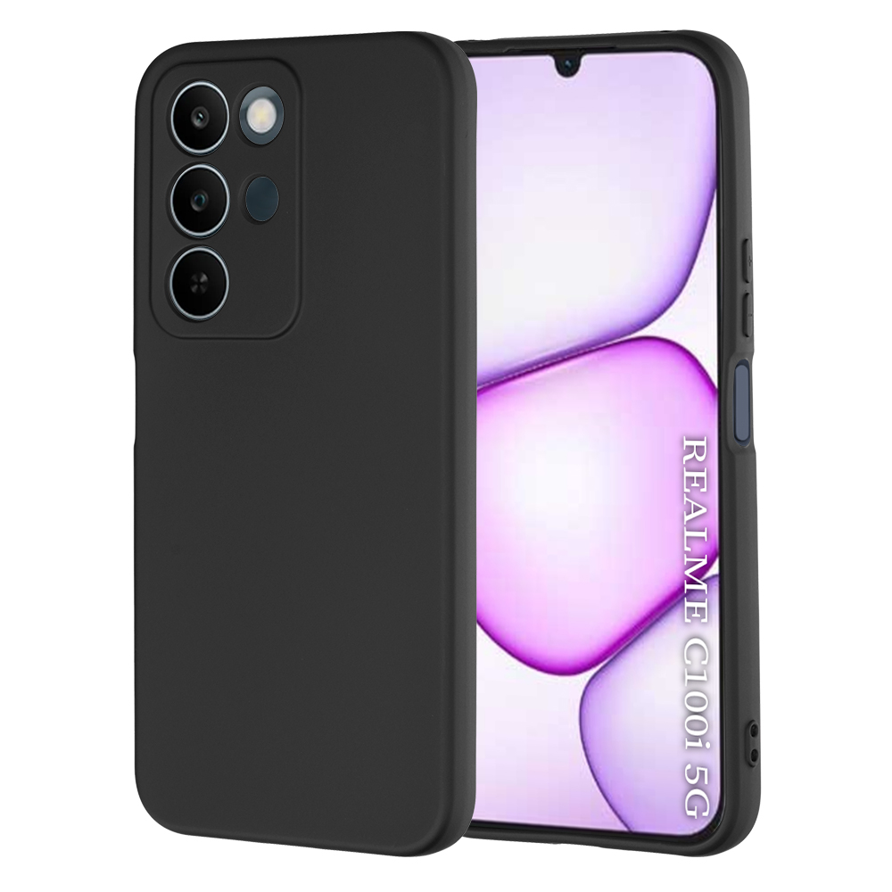 Kryt na mobil Techsuit SoftFlex Realme C100 5G černý