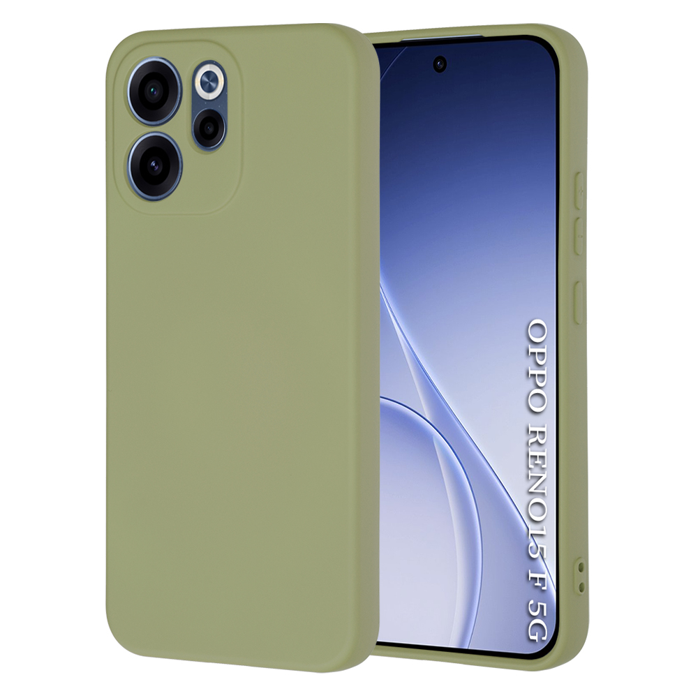 Kryt na mobil Techsuit SoftFlex Oppo Reno15 F a FS 5G matcha zelený