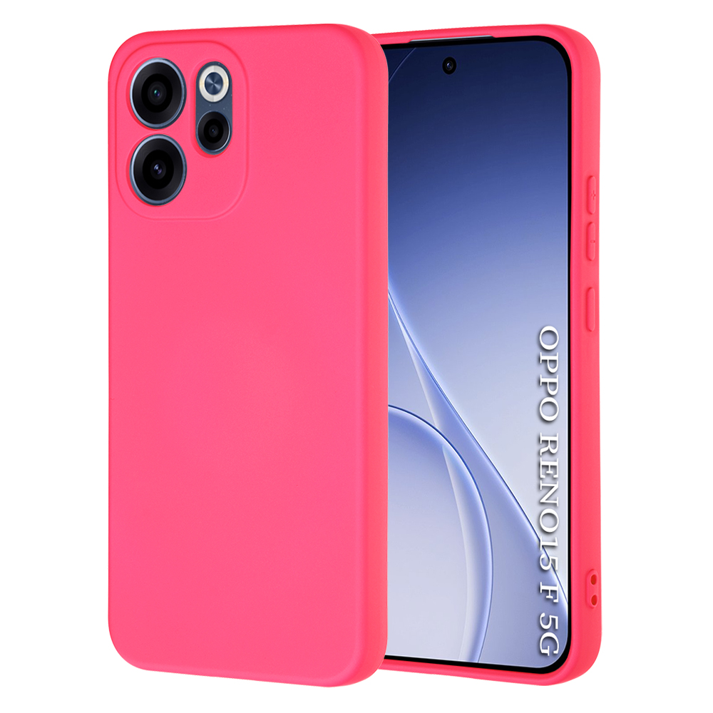 Kryt na mobil Techsuit SoftFlex Oppo Reno15 F a FS 5G výrazně růžový
