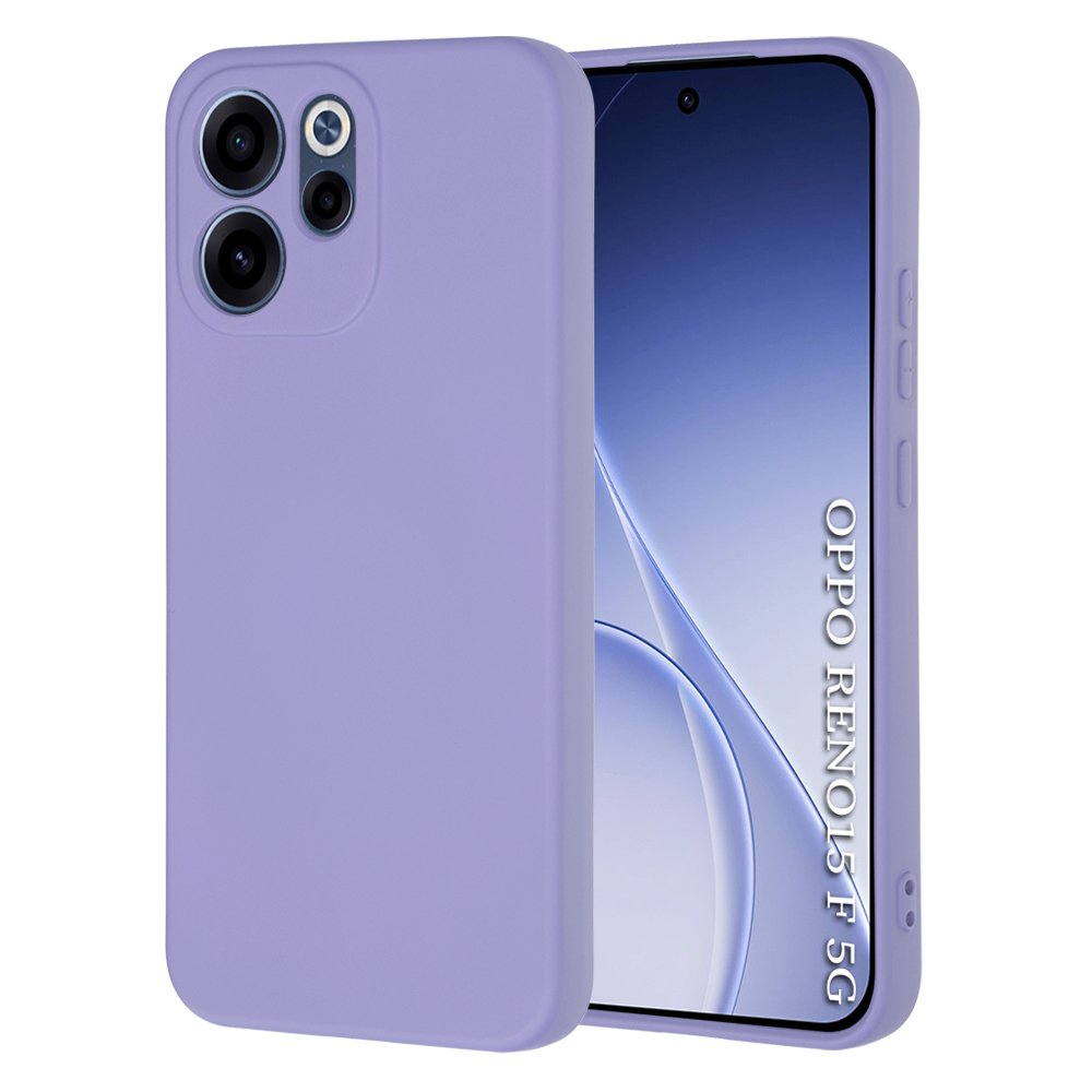 Kryt na mobil Techsuit SoftFlex Oppo Reno15 F a FS 5G světle fialový