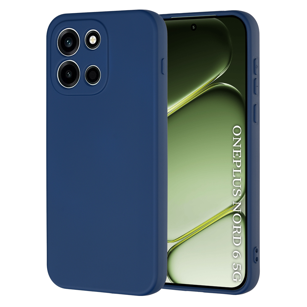 Kryt na mobil Techsuit SoftFlex OnePlus Nord 6 tmavě modrý