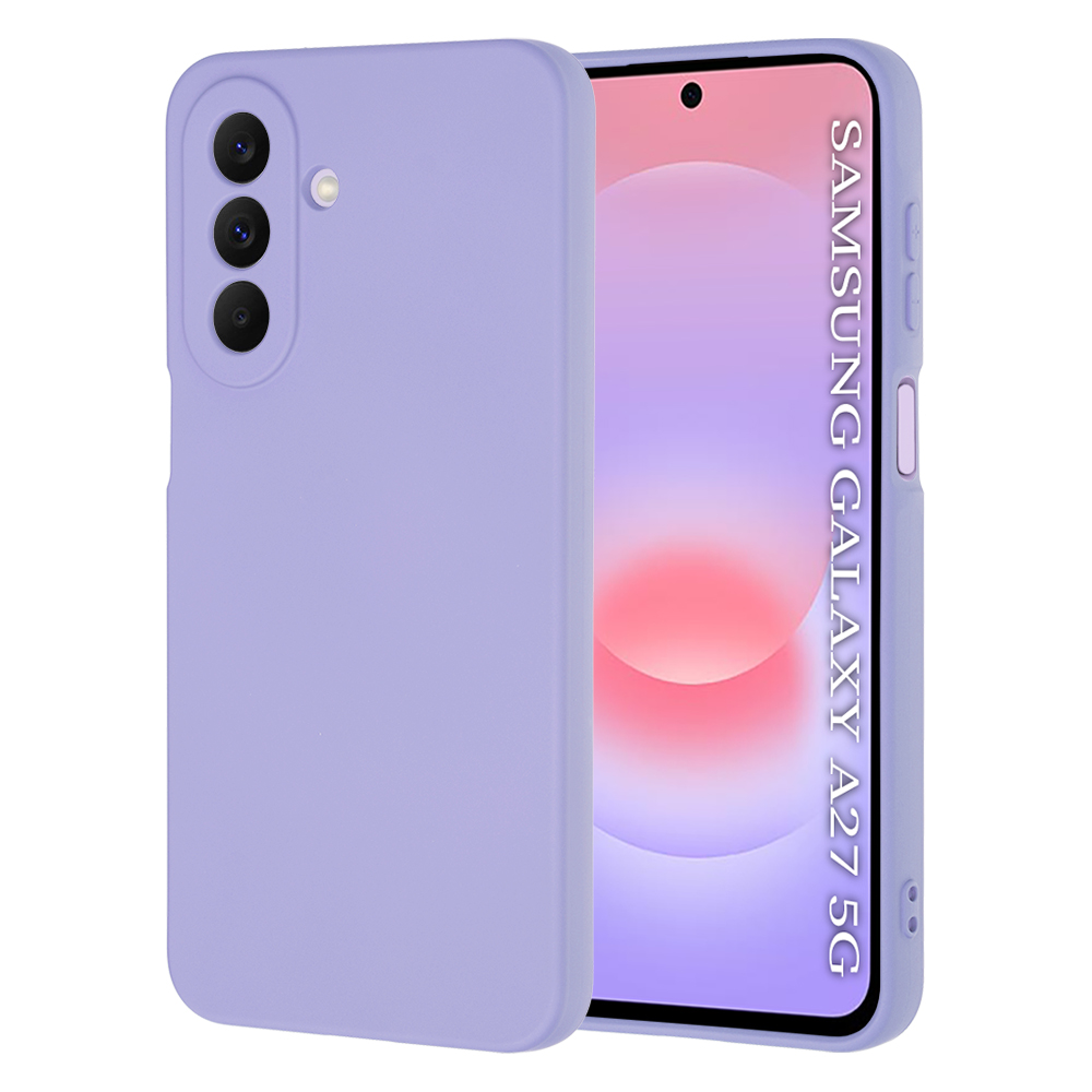 Silikonový kryt Techsuit SoftFlex pro Samsung Galaxy A27 5G světle fialový