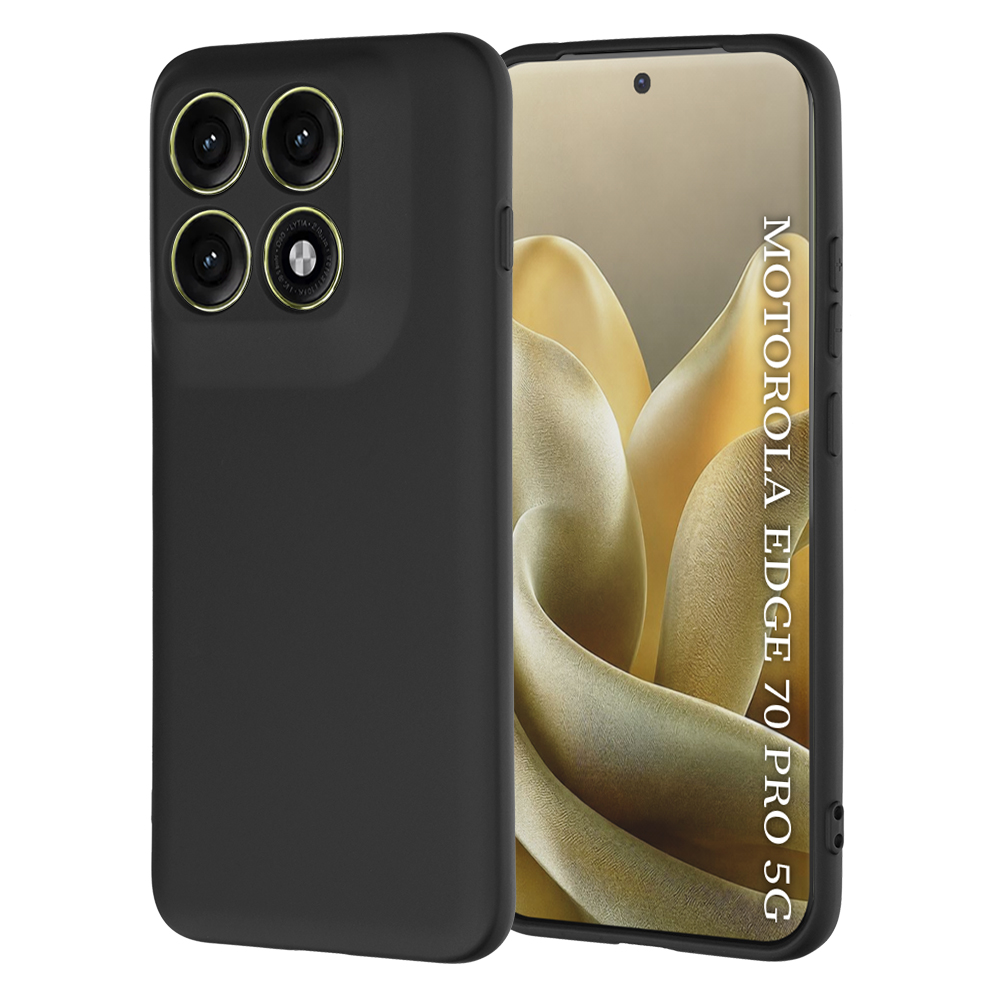 Silikonový kryt Techsuit SoftFlex pro Motorola Edge 70 Pro černý