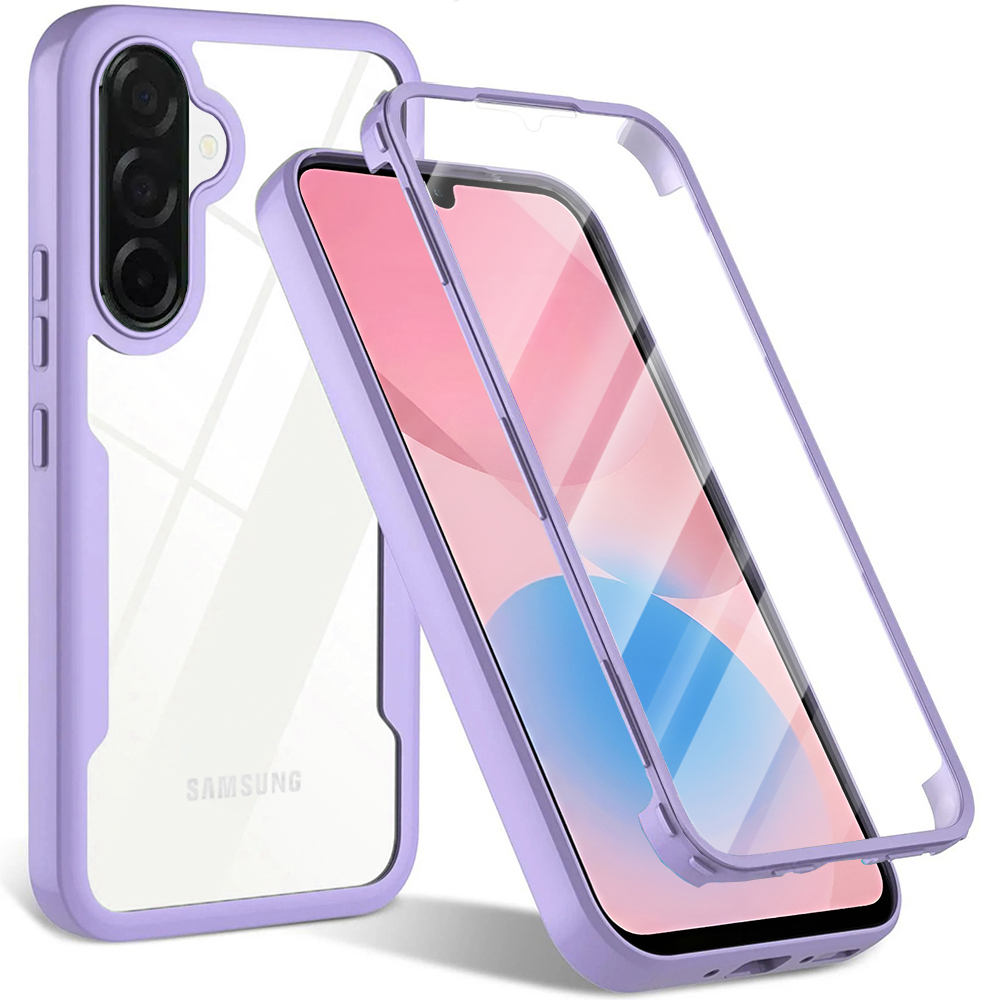 Ochranný kryt s fólií Techsuit ColorVerse 360 pro Samsung Galaxy A27 5G fialový