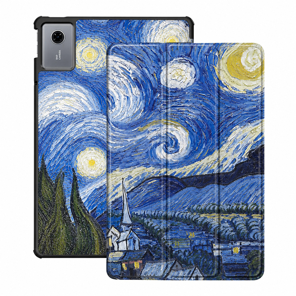 Pouzdro na tablet Techsuit FoldPro pro Lenovo Idea Tab 11 s motivem hvězdné noci