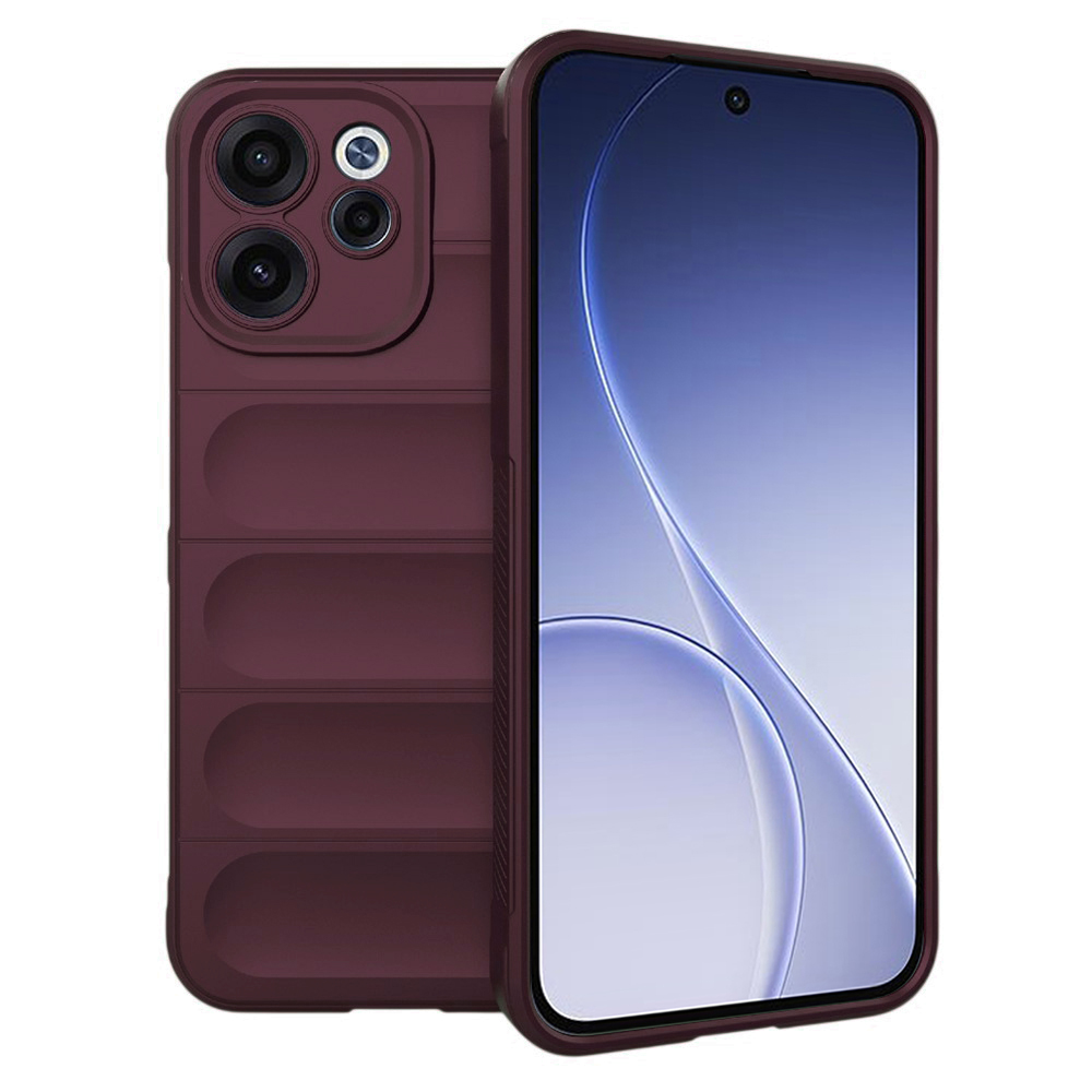 Kryt Techsuit Magic Shield pro Oppo Reno15 F Reno15 FS 5G vínový