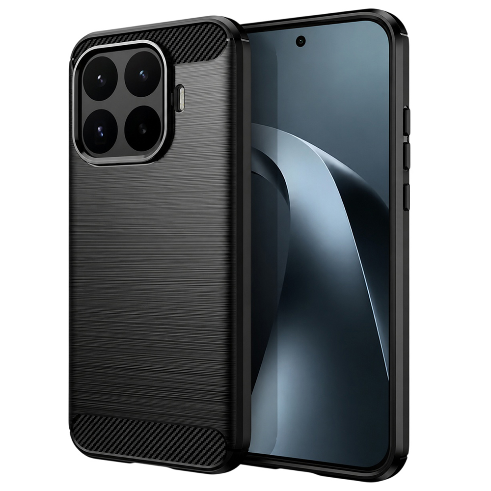 Kryt Techsuit Carbon Silicone pro Xiaomi 17T černý