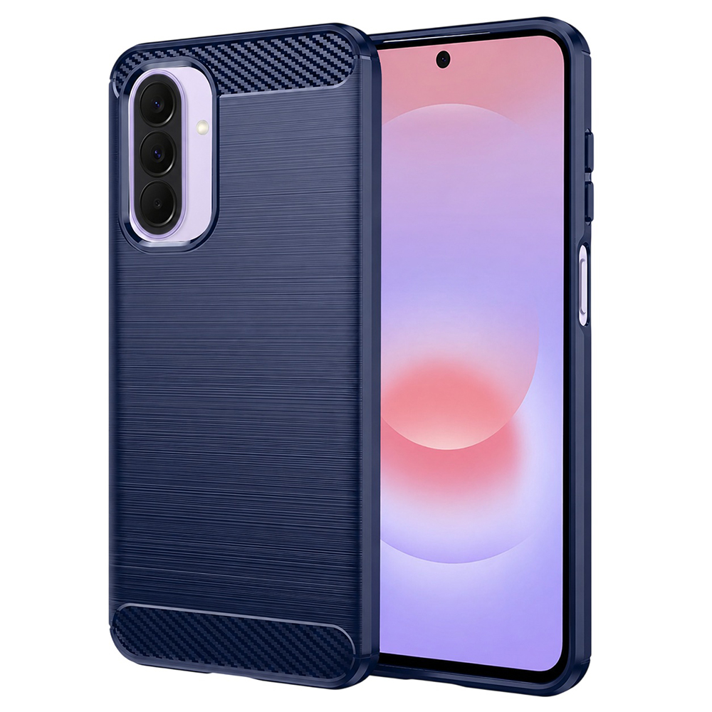 Kryt Techsuit Carbon Silicone pro Samsung Galaxy A27 5G modrý