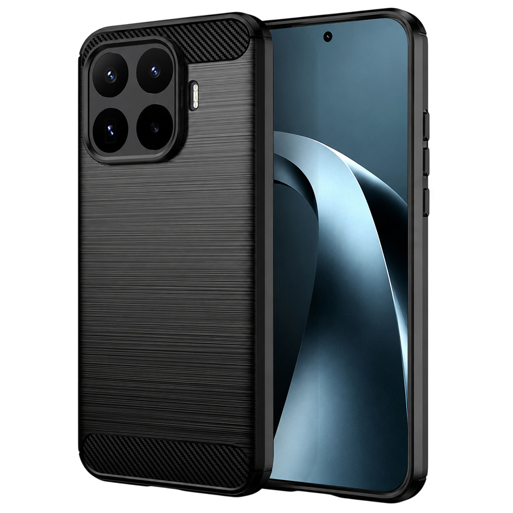 Kryt Techsuit Carbon Silicone pro Xiaomi 17T Pro černý