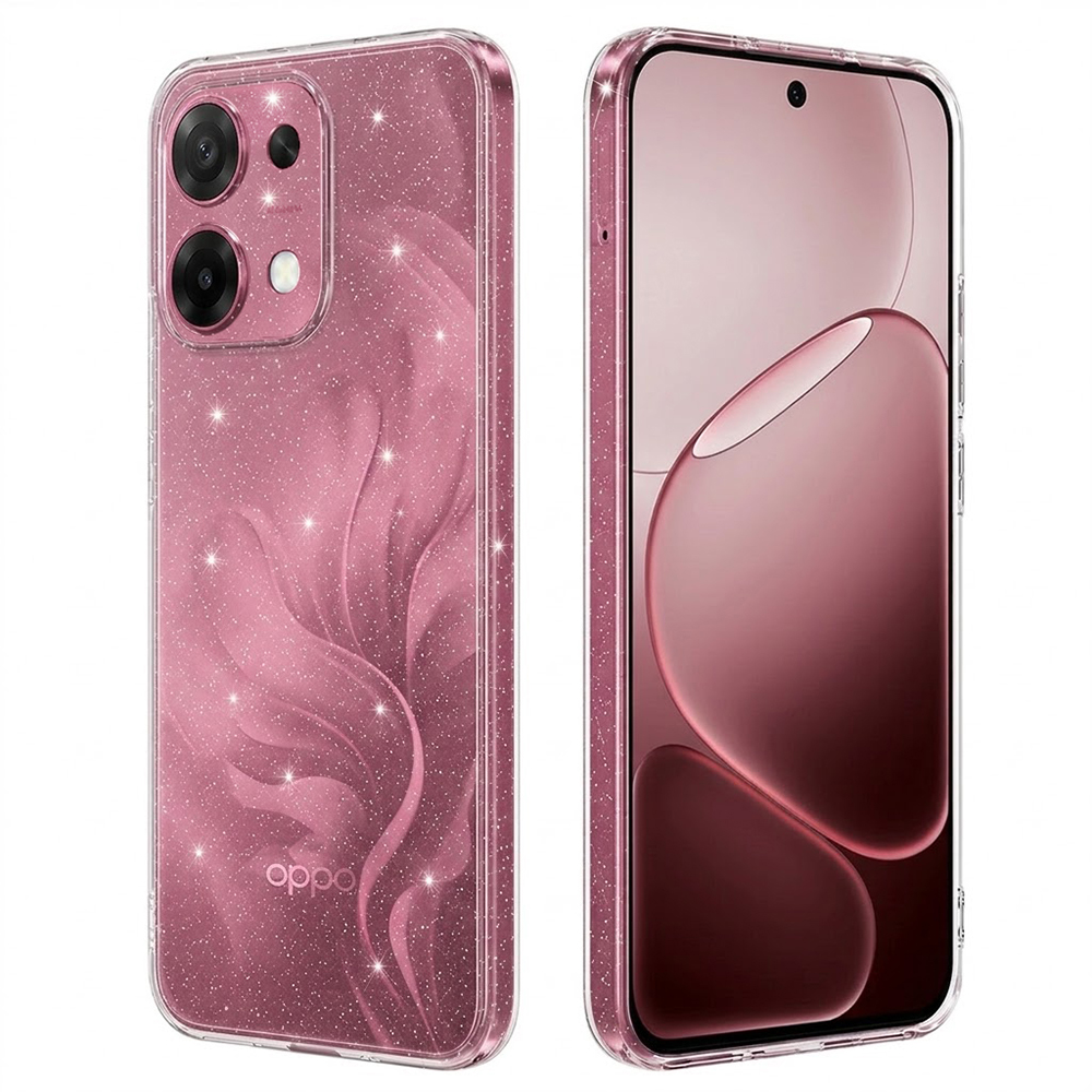 Kryt Techsuit SparkleSkin Series pro Oppo A6 Pro 5G průhledný