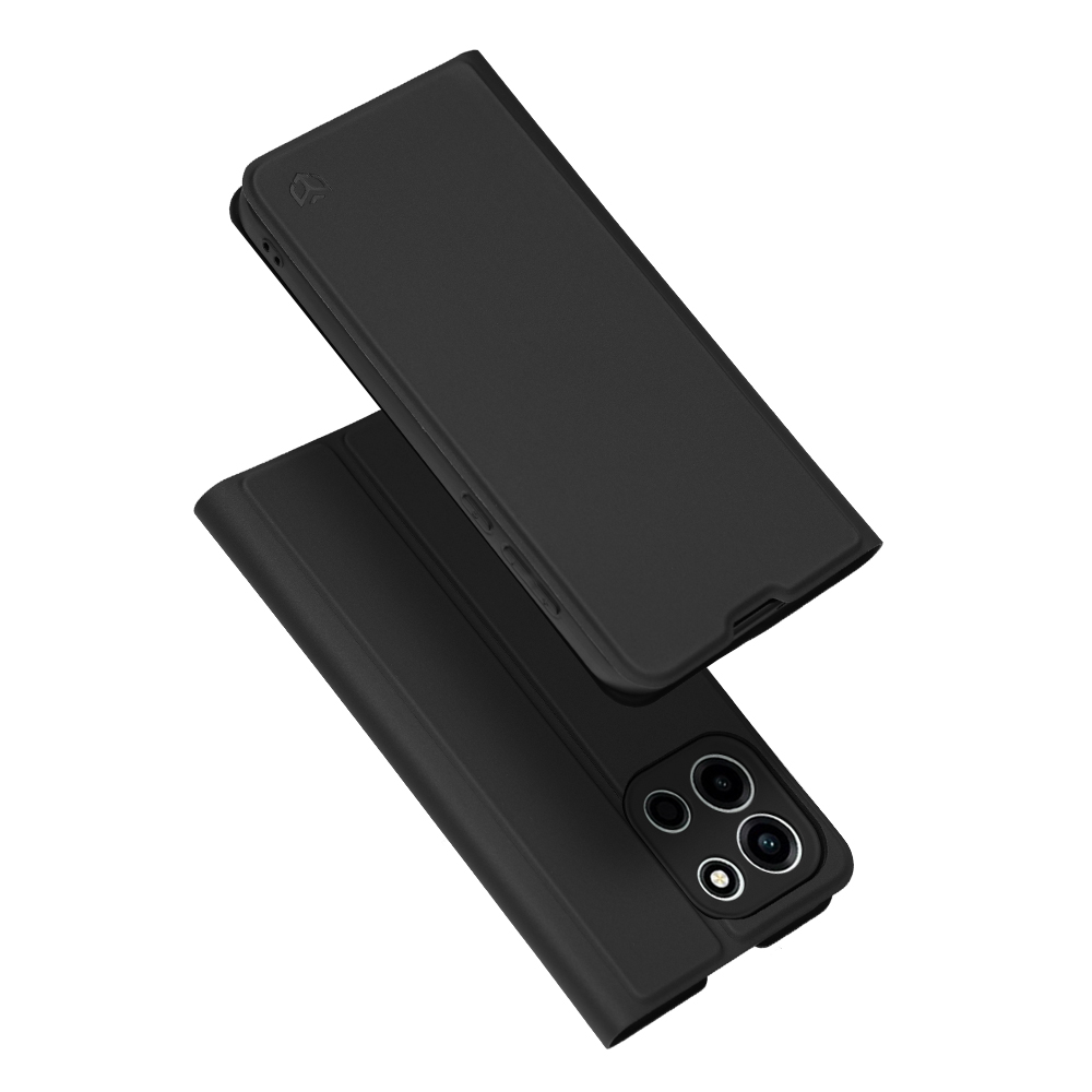 Pouzdro Techsuit Magskin Book pro OnePlus Nord 6 černé