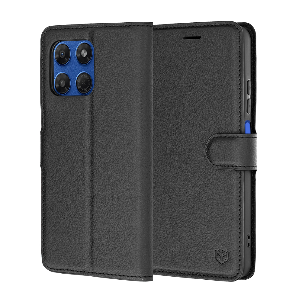 Pouzdro Techsuit Leather Folio pro Motorola Moto G47 černé