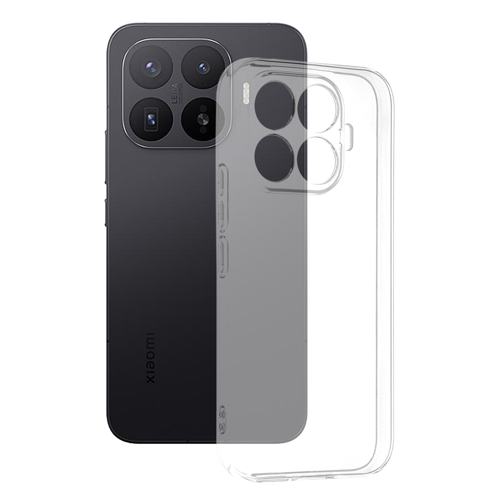 Kryt Techsuit Clear Silicone pro Xiaomi 17T Pro transparentní