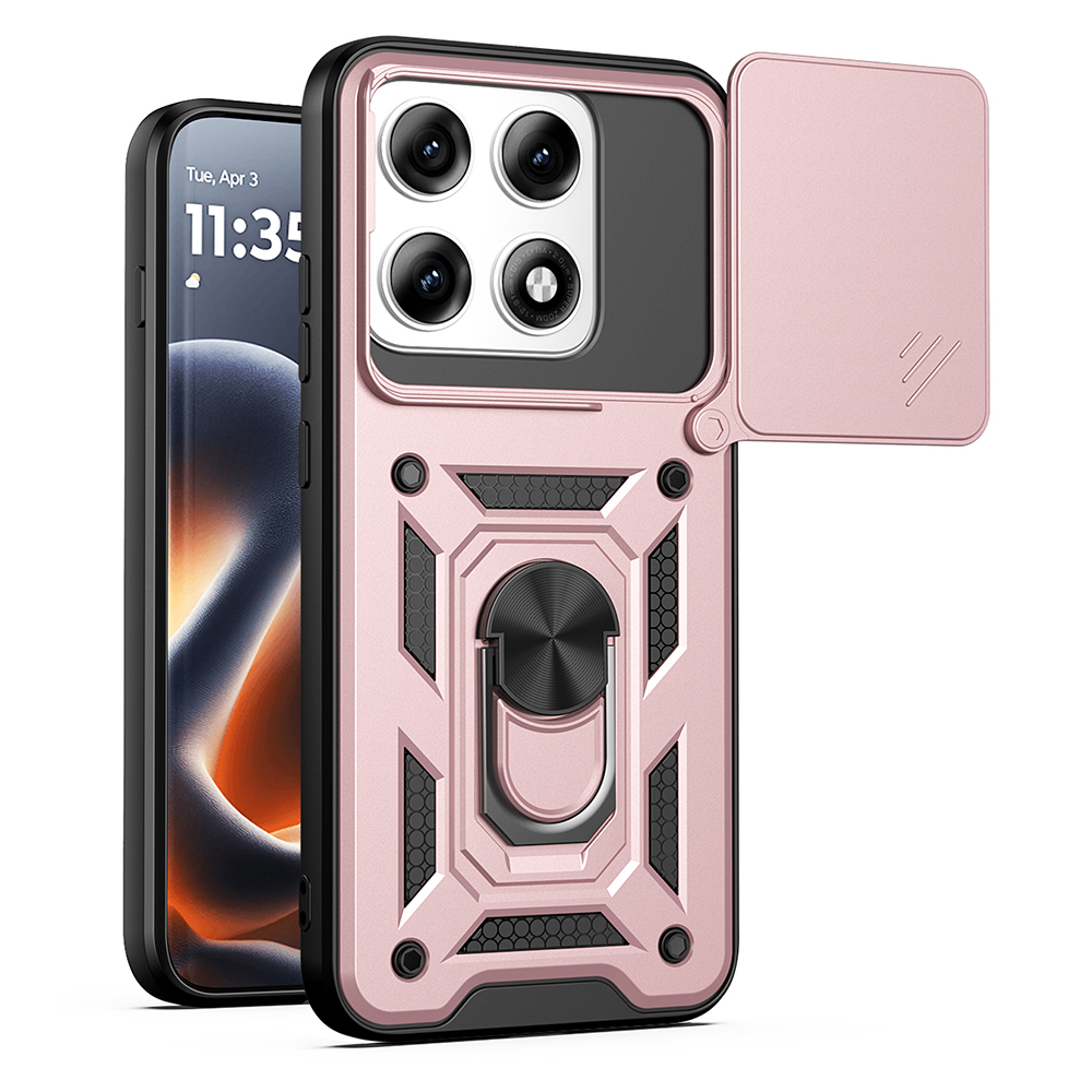 Kryt Techsuit CamShield Series pro Motorola Edge 70 Pro růžově zlatý