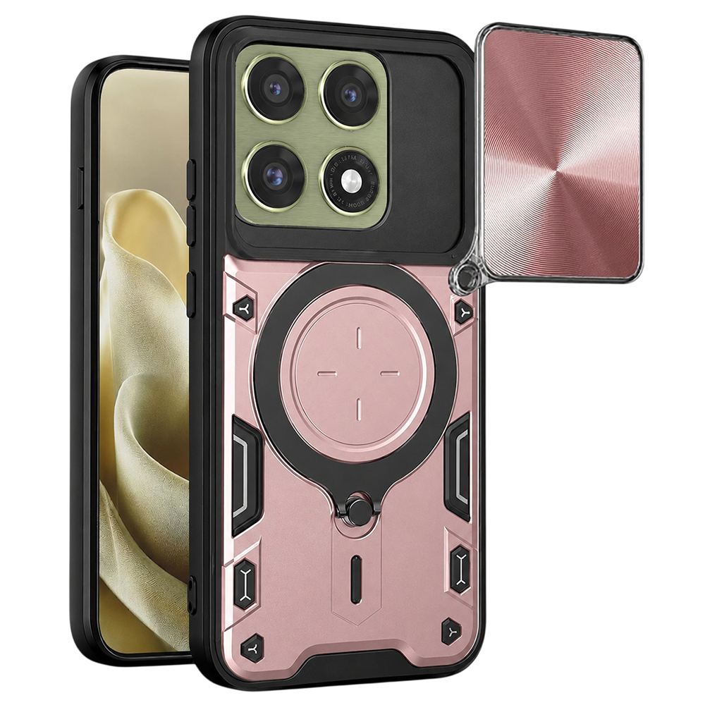 Kryt Techsuit CamGuard Pro pro Motorola Edge 70 Pro růžově zlatý