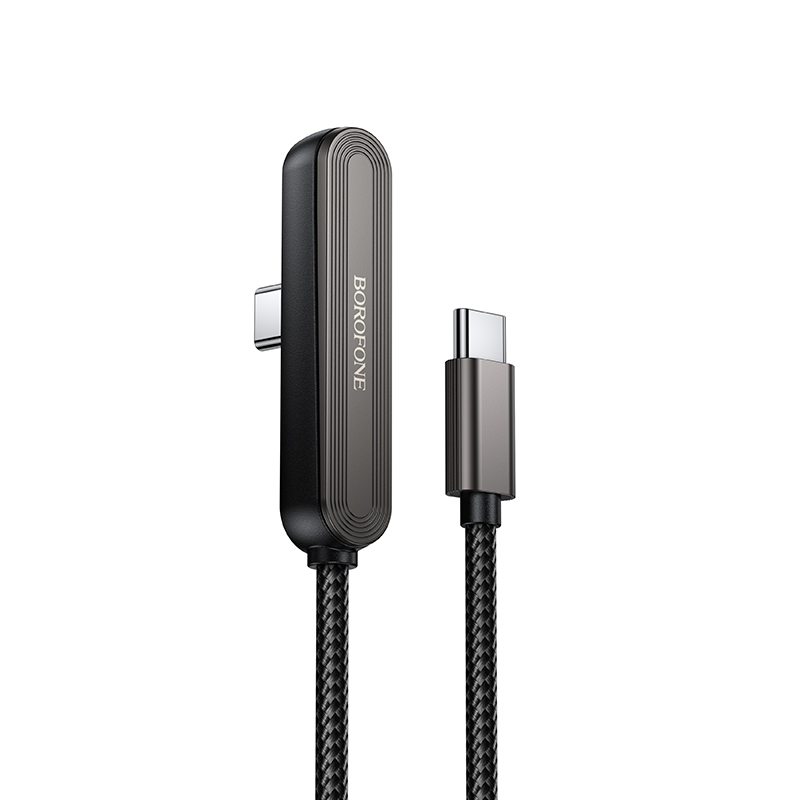 Kabel Borofone BX125 Pacifico USB-C na USB-C PD 60 W 1 m černý