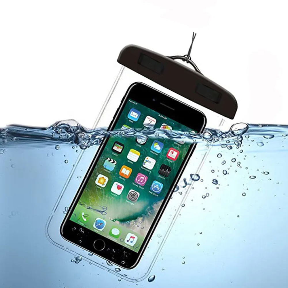 Vodotěsné pouzdro Techsuit pro telefon do 6.5 palce černé