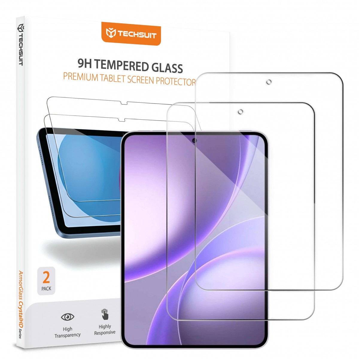 Tvrzené sklo Techsuit ArmorGlass CrystalHD 2 ks pro Oppo Pad Mini 8.8 průhledné