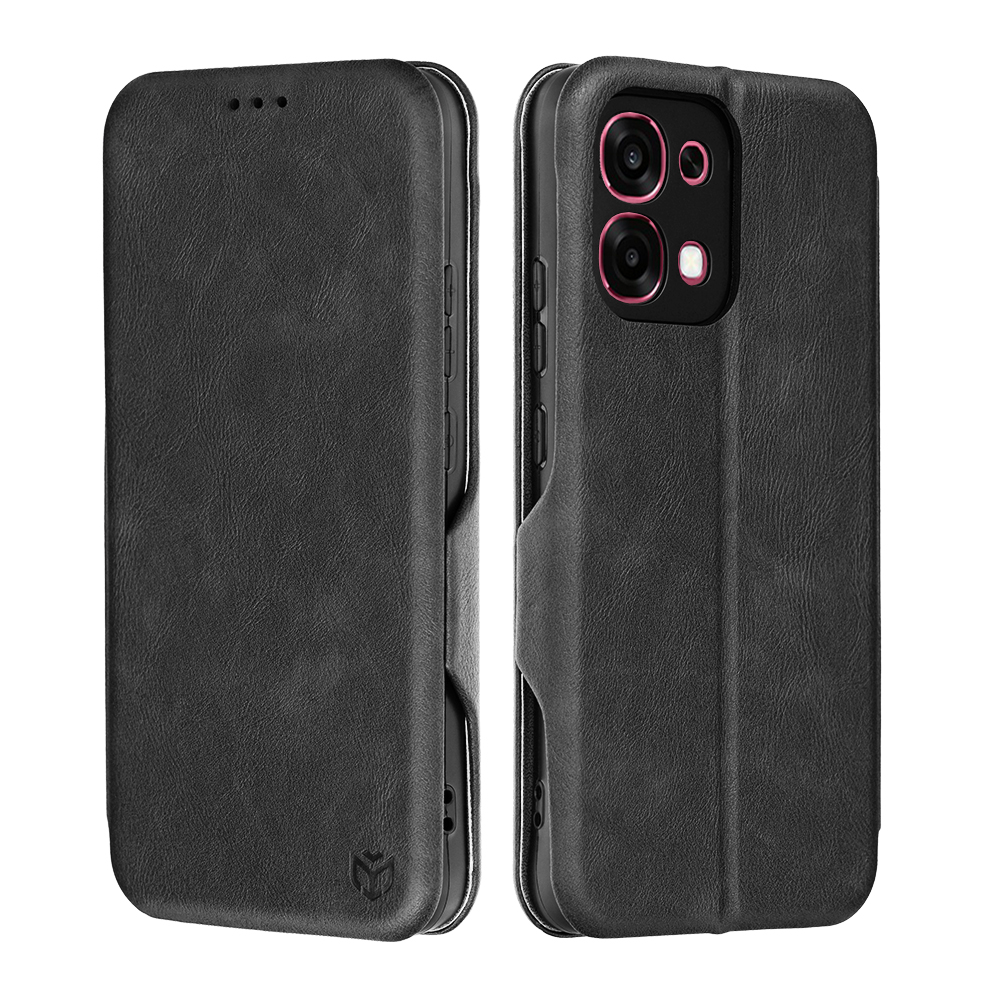 Pouzdro Techsuit Safe Wallet Plus pro Oppo A6 Pro 4G a 5G černé