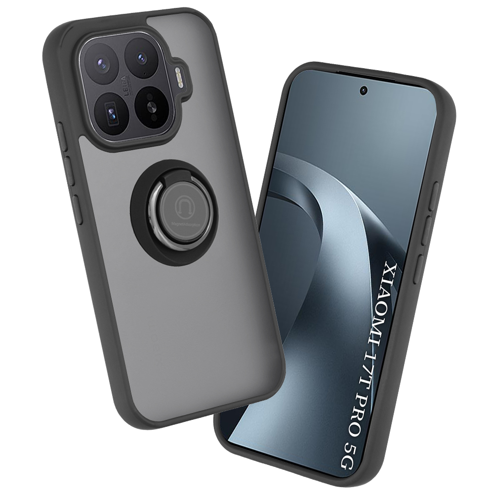 Kryt Techsuit Glinth s otočným kroužkem pro Xiaomi 17T Pro černý