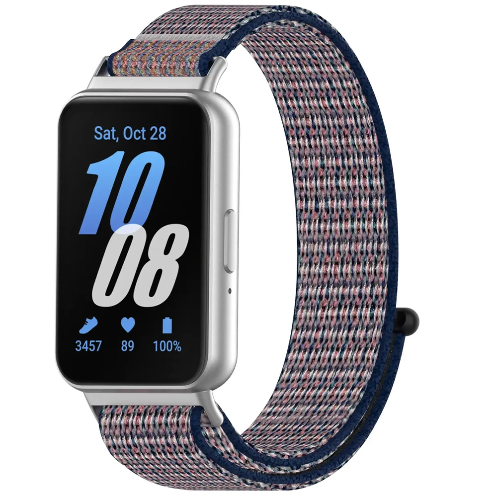 Řemínek Techsuit W087 pro Samsung Galaxy Fit3 modře mozaikový