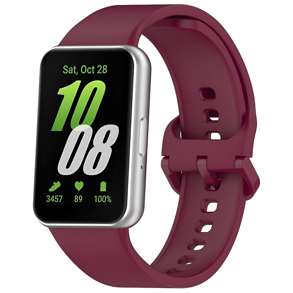 Řemínek Techsuit W086 pro Samsung Galaxy Fit3 vínový