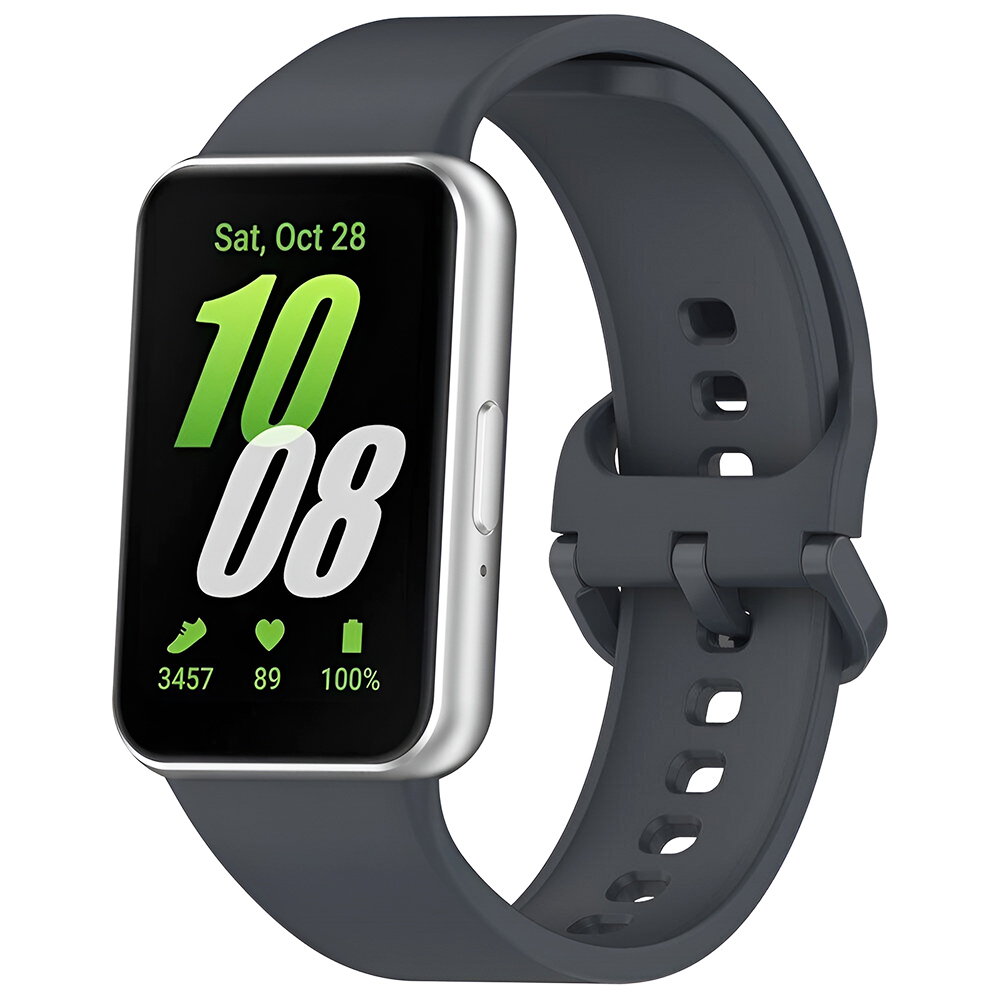Řemínek Techsuit W086 pro Samsung Galaxy Fit3 tmavě šedý