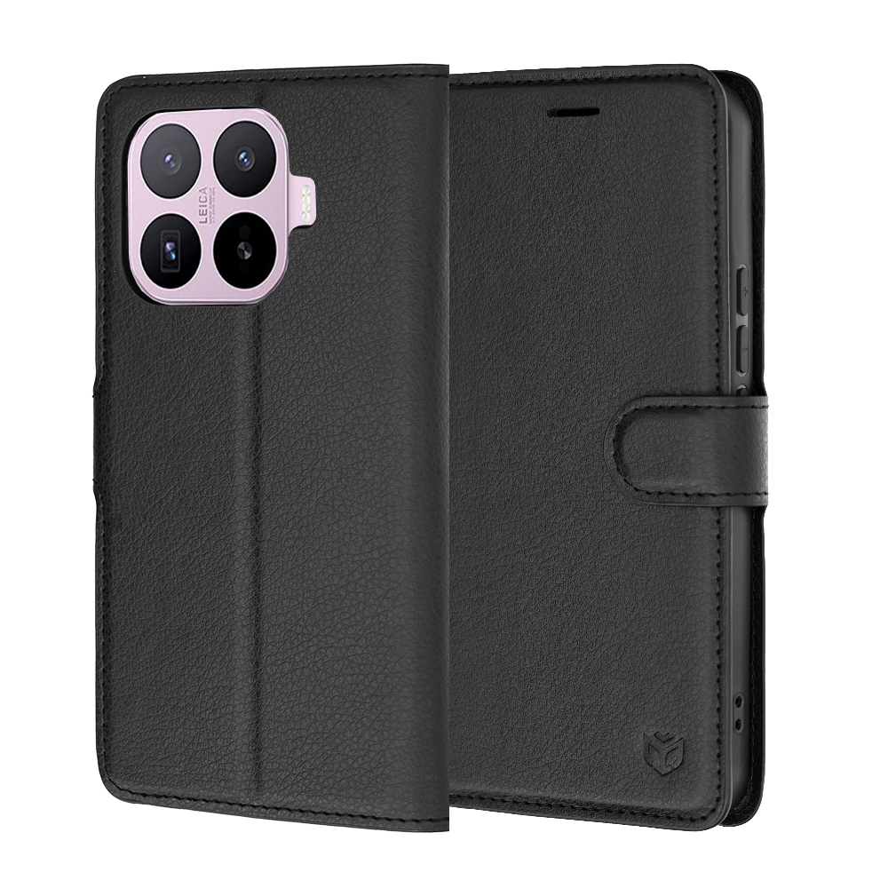 Pouzdro Techsuit Leather Folio pro Xiaomi 17T černé