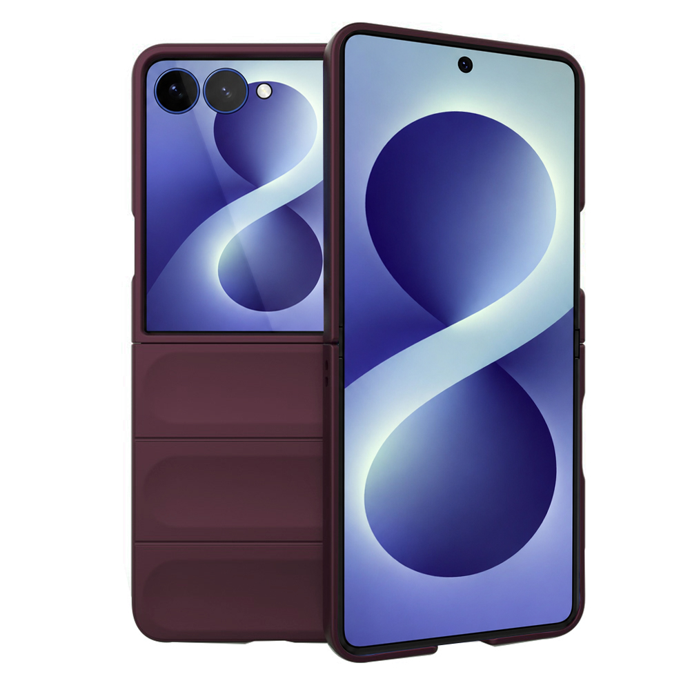 Kryt Techsuit Magic Shield pro Samsung Galaxy Z Flip8 vínový