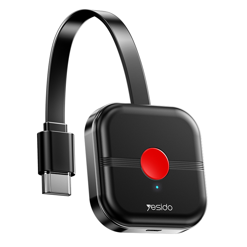Přijímač bezdrátového obrazu Yesido TV10 5G 4K HDMI černý
