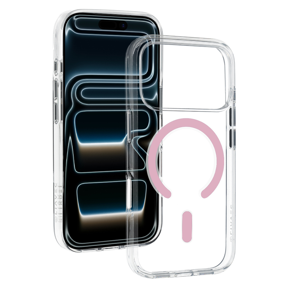 Kryt Liavec Pure MagSafe pro iPhone 17 Pro Max a 18 Pro Max růžový