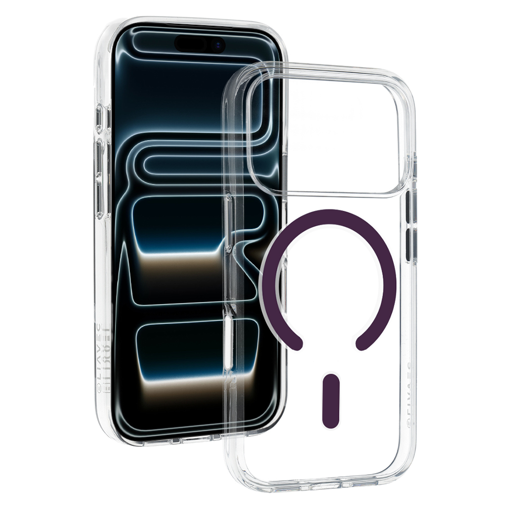 Kryt Liavec Pure MagSafe pro iPhone 17 Pro Max a 18 Pro Max fialový