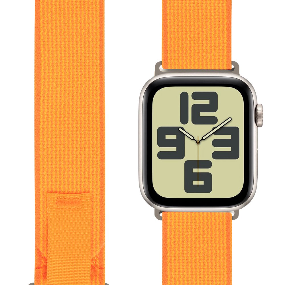 Řemínek OBAL:ME pro Apple Watch 42–49 mm M–L oranžový