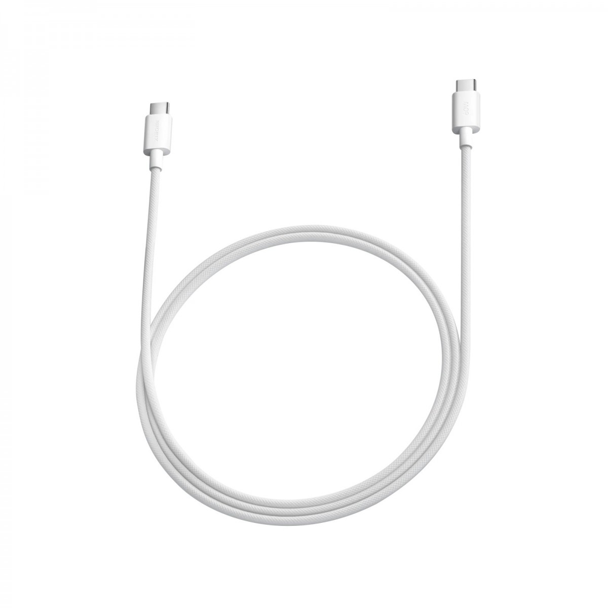 Datový kabel Xiaomi originální USB-C/USB-C opletený 3 A 1 m bílý