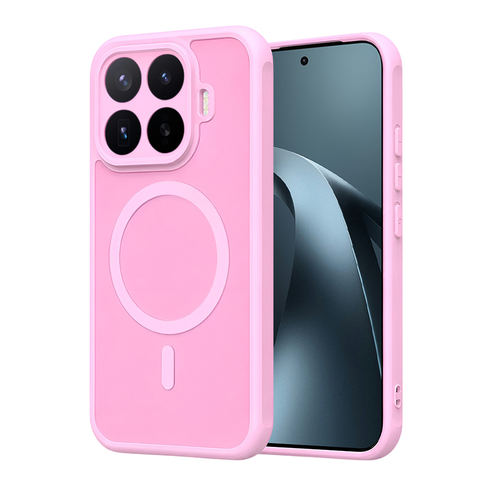 Kryt Techsuit HaloFrost II MagSafe pro Xiaomi 17T Pro růžový