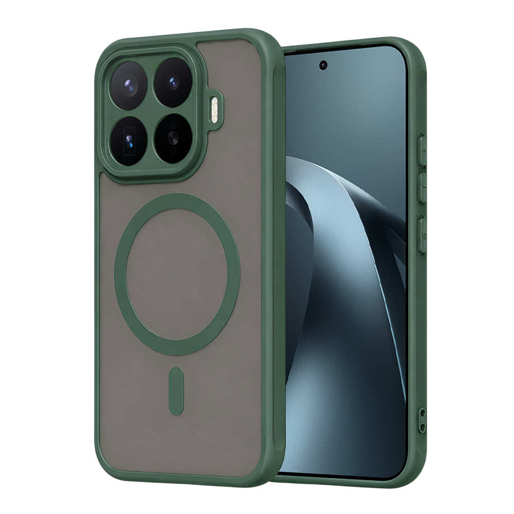 Kryt Techsuit HaloFrost II MagSafe pro Xiaomi 17T Pro zelený