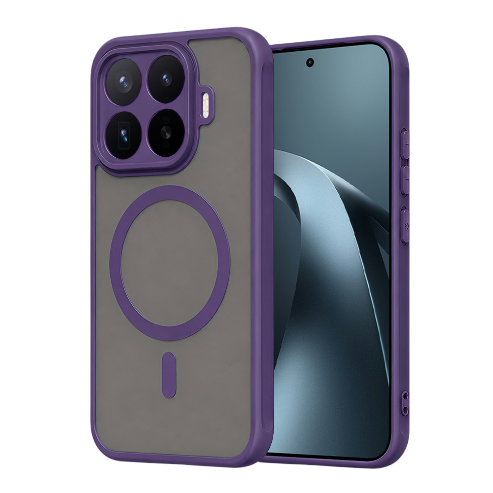 Kryt Techsuit HaloFrost II MagSafe pro Xiaomi 17T Pro fialový