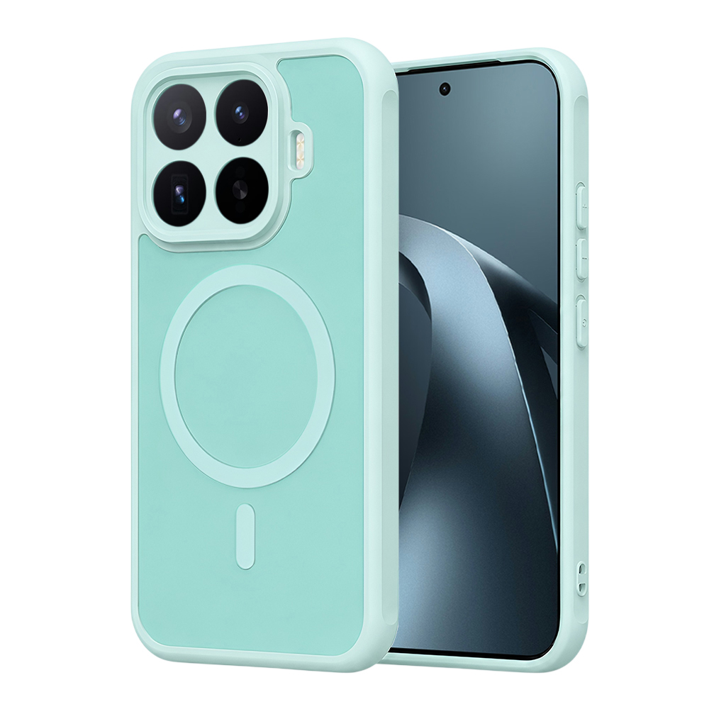 Kryt Techsuit HaloFrost II MagSafe pro Xiaomi 17T Pro mátově zelený