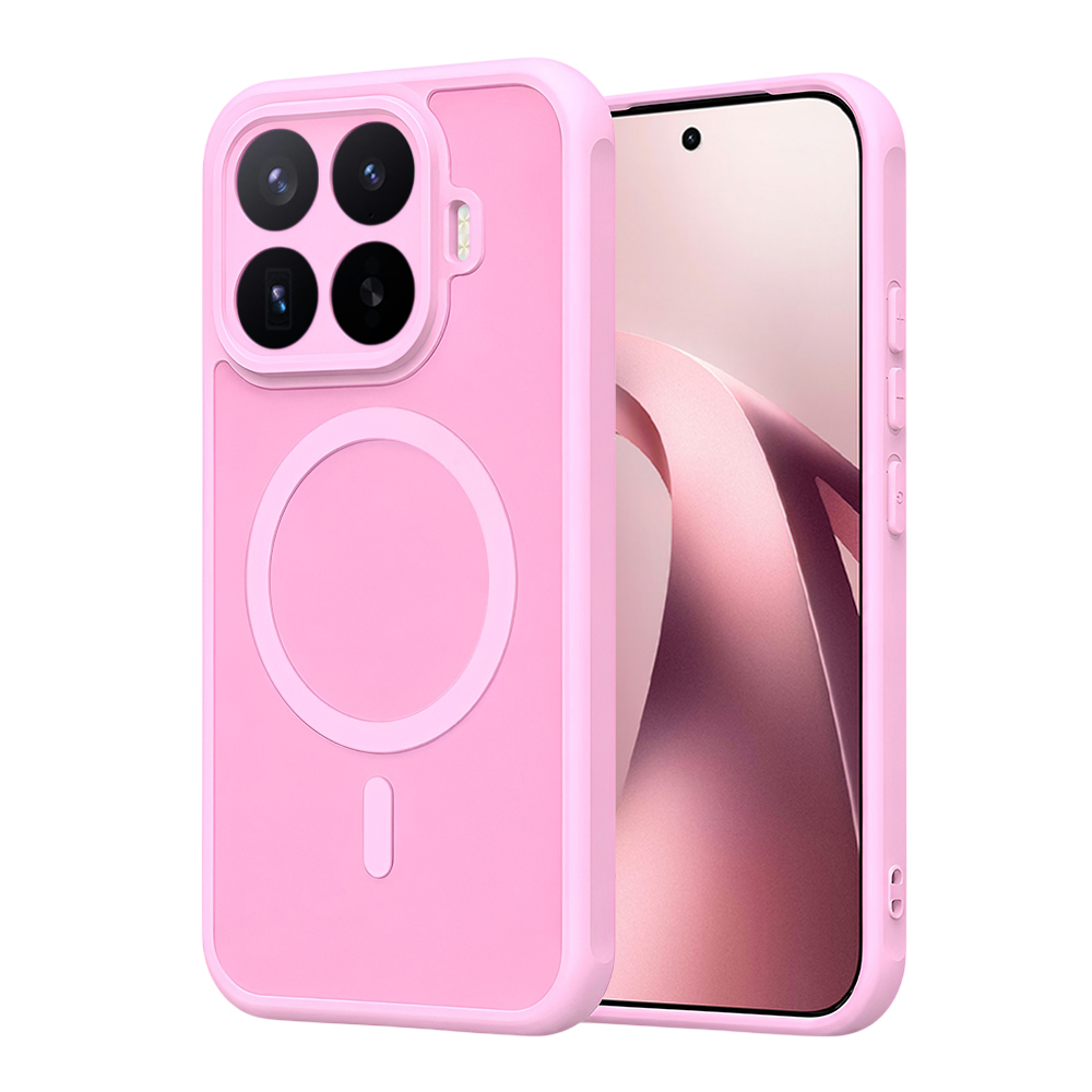 Kryt Techsuit HaloFrost II MagSafe pro Xiaomi 17T růžový