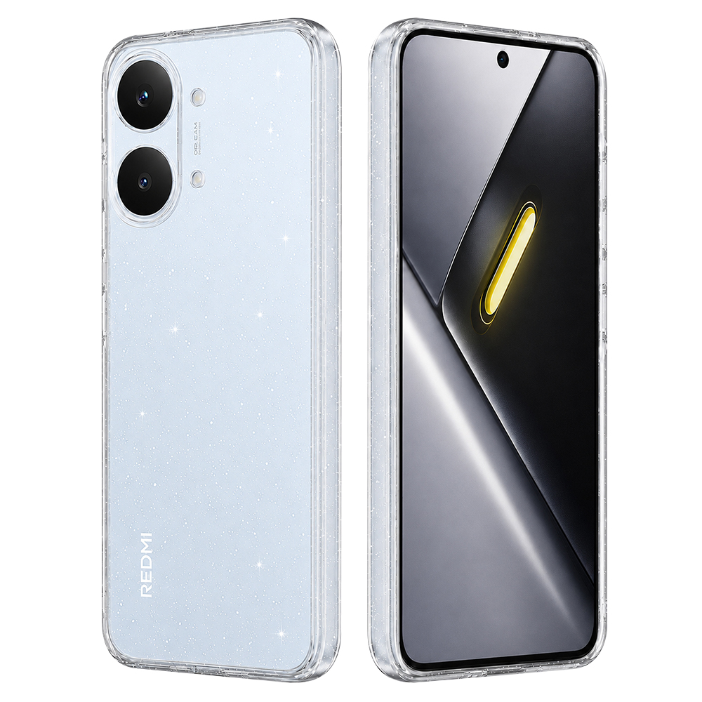 Kryt Techsuit SparkleSkin pro Xiaomi Poco X8 Pro Max transparentní