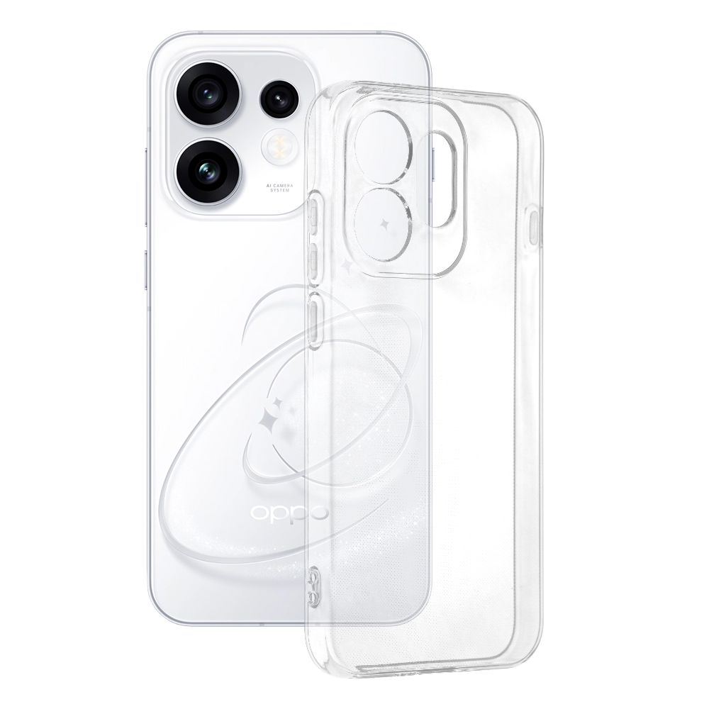 Kryt Techsuit Clear Silicone pro Oppo Reno16 transparentní