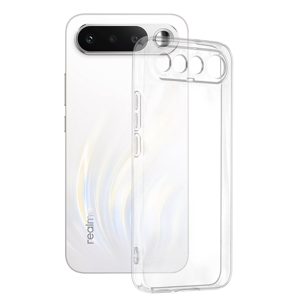 Kryt Techsuit Clear Silicone pro Realme 16 5G transparentní