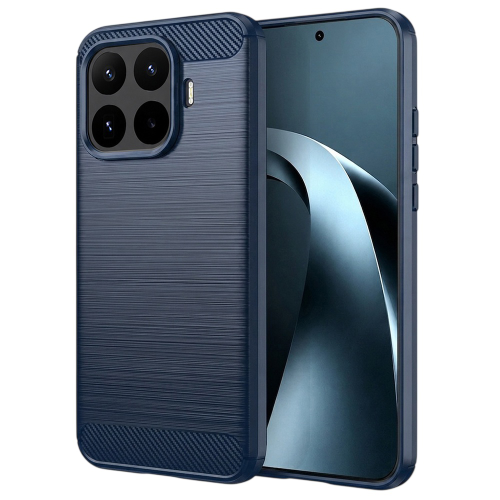 Kryt Techsuit Carbon Silicone pro Xiaomi 17T Pro modrý