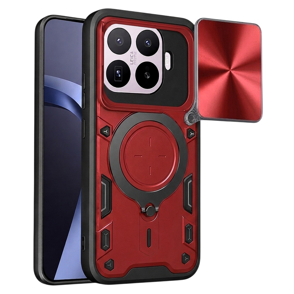 Kryt Techsuit CamGuard Pro pro Xiaomi 17T Pro červený