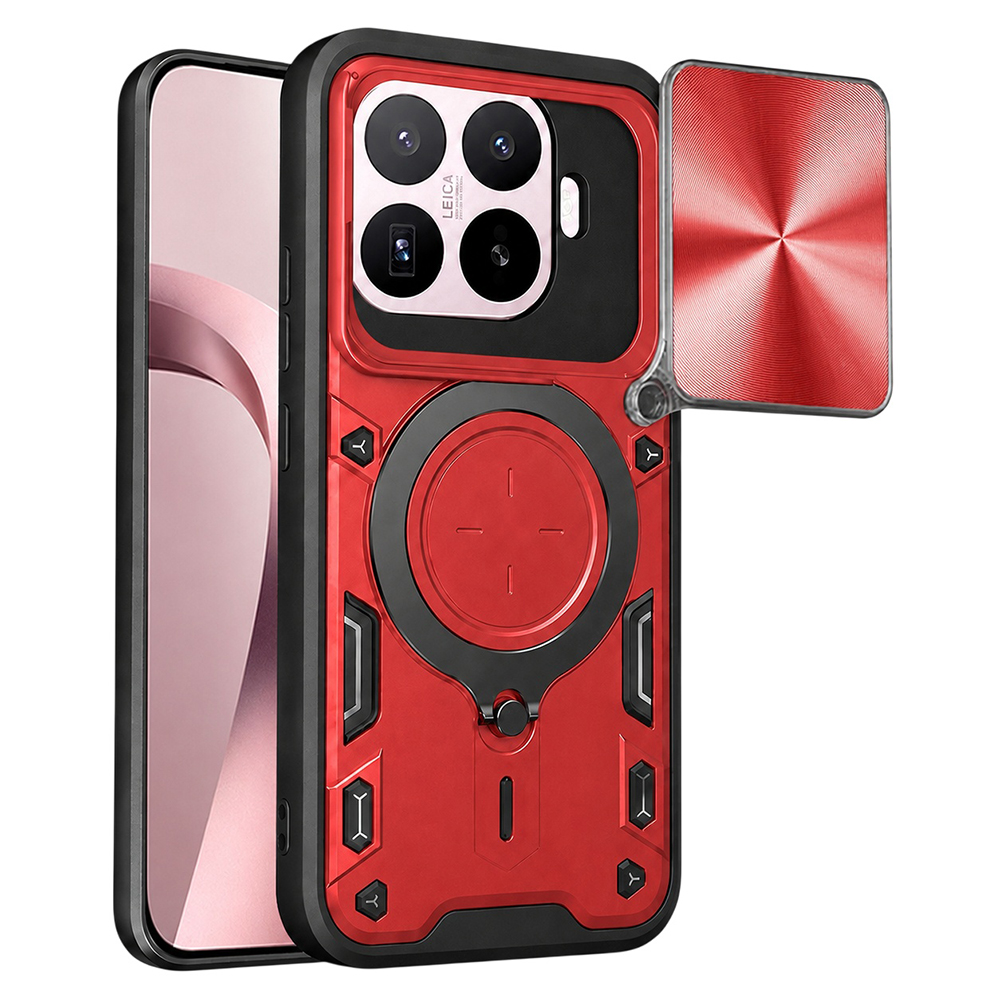 Kryt Techsuit CamGuard Pro pro Xiaomi 17T červený