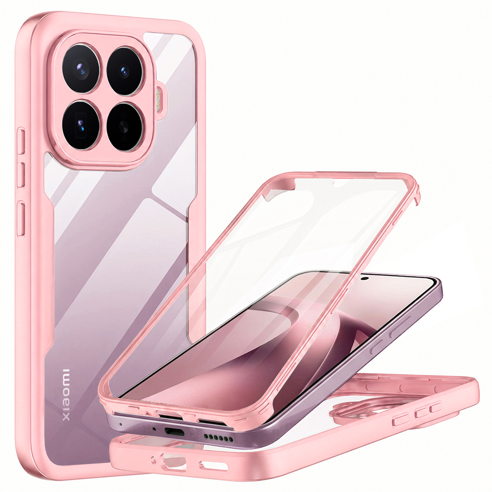 Kryt Techsuit ColorVerse 360 s ochranným sklem pro Xiaomi 17T růžový