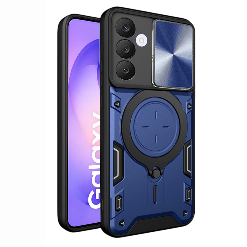 Kryt Techsuit CamGuard Pro pro Samsung Galaxy S26 FE a Samsung Galaxy S25 FE modrý