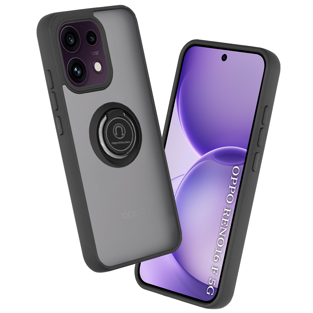 Kryt Techsuit Glinth pro Oppo Reno16 F a Oppo Reno16 FS černý
