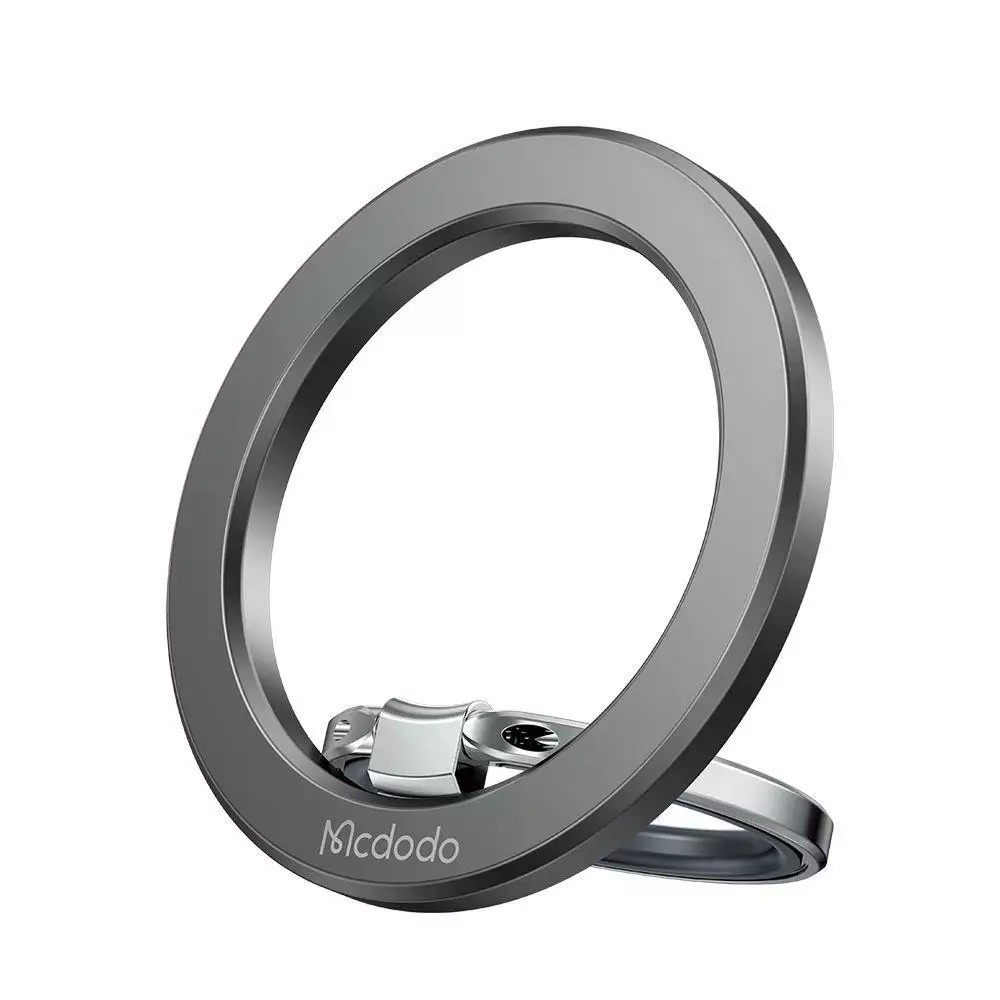 Magnetický držák na telefon Mcdodo MR-7070 s otočným prstencem černý